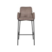 Joni barkruk 77 cm micro suède taupe