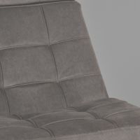 Alvar fauteuil + hocker - antraciet