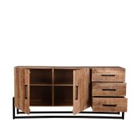 Bolivia dressoir rough mangohout 184 cm