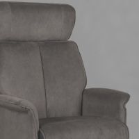Label51 Verdal fauteuil cosmo + hocker - antraciet
