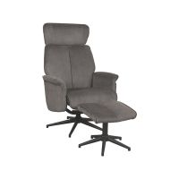 Label51 Verdal fauteuil cosmo + hocker - antraciet