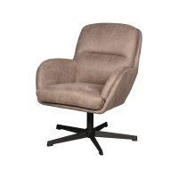 Moss fauteuil micro suede - taupe