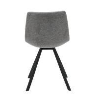 Ronan eetkamerstoel stof - lichtgrijs