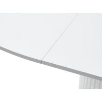 Kelly ronde uitschuif eetafel Ø120-167 cm - wit