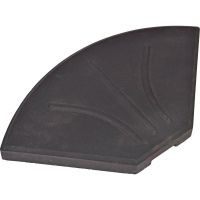 Betonplaat voor zweefparasol zwart