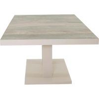 Prato-loungetafel verstelbaar 140x85 cm - crème