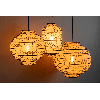 Hanglamp Ming Rond Groot