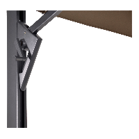 Zweefparasol Taurus Ø3,5mtr - taupe