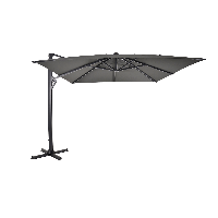 Zweefparasol Taurus 3x3mtr - grijs