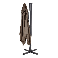 Zweefparasol Taurus 3x3mtr - taupe