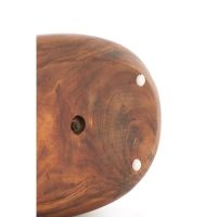 Facundo bijzettafel 45x31x48 cm hout - naturel