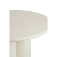 Mizuho eettafel Ø130x78 cm - crème