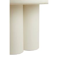 Mizuho eettafel Ø130x78 cm - crème