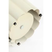 Rosario bijzettafel ø70,5x54 cm spiegel - helder+crème