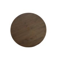 Palmira eettafel ø120x76 cm hout - bruin+mat beige