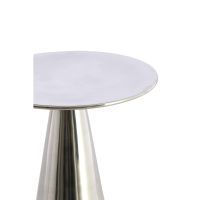 Light & Living Leova bijzettafel ø35x45 cm - nikkel