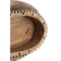 Dumosi zuil 60x35x100 cm hout - donkerbruin