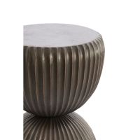 Mizurina bijzettafel ø34x49 cm - antiek brons