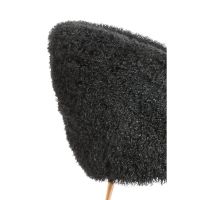 Orvion fauteuil furry - zwart+brons