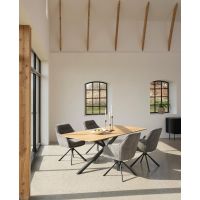 Lenard eettafel 100x200 cm - naturel