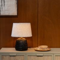 Renzo tafellamp bouclé