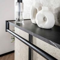 Weiss kapstok 20 haaks hoog roede-hoedenplank -  zwart/bruin