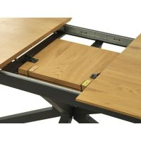 Marcie uitschuifbare eettafel 90x160-200 cm - naturel