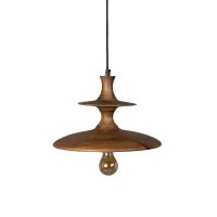 Dutchbone Cath hanglamp S - walnoot