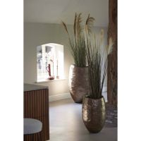 Tingri vaas deco Ø59x90 cm - antiek brons