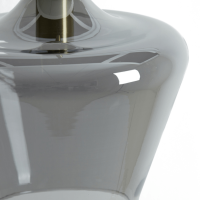 Solly hanglamp Ø22x21 cm antiek brons/smoke glas van het woonmerk Light&Living