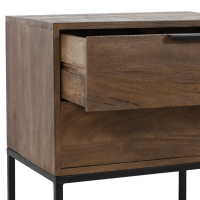 Meave kast 60x40x70 cm hout mat donkerbruin van het woonmerk Light&Living