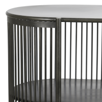 Yinthe kast open 100x40x80 cm zwart van het woonmerk Light&Living