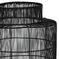 Gruaro vloerlamp mat zwart 150 cm van het woonmerk Light & Living