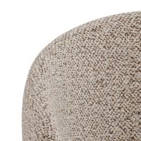 Nøra Modu draaistoel | grijs metaal onderstel | stof Monza - beige