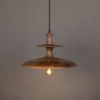 Dutchbone Cath hanglamp S - walnoot