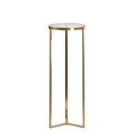 Retiro pilaar Ø40x101 cm - glas bruin/licht goud