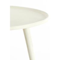 Babina bijzettafel Ø67,5x37 cm - crème