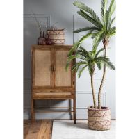 Nipas wandkast 90x45x160 cm - hout bruin