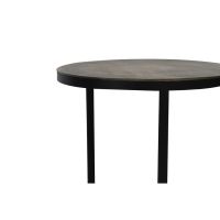 Trelo bijzettafel set van 2 - antiek brons-zwart