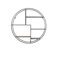 Juna wandrek open Ø92x26 cm - zwart