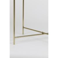 Besot ronde bijzettafels set van 2 - marmer bruin/goud