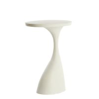 Macau bijzettafel 40x33x61 cm - mat crème