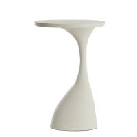 Macau bijzettafel 40x33x55 cm - mat crème