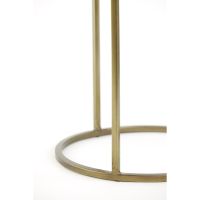 Light & Living Sobrina zuil set van 2 - zwart agaat/antiek brons