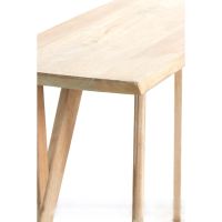 Quenza sidetable mangohout 160x44x82 cm - naturel
