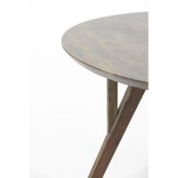 Quenza ronde eettafel Ø140 cm acacia hout - donkerbruin