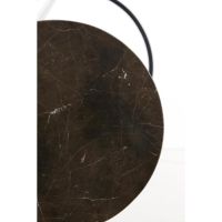 Laica zuil set van 2 - marmer bruin/zwart