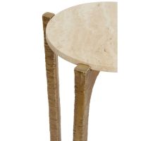 Kanae salontafel set van 2 - zand/antiek brons