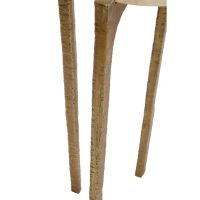 Kanae bijzettafel set van 2 - travert zand/antiek brons