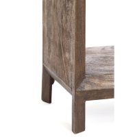 Sondrio wandkast open - hout mat donkerbruin